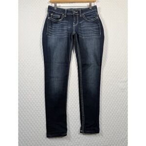 BKE Buckle Jeans Women 25 Fit 28x29 Mid Rise Payton Ankle Skinny Stretch Retro